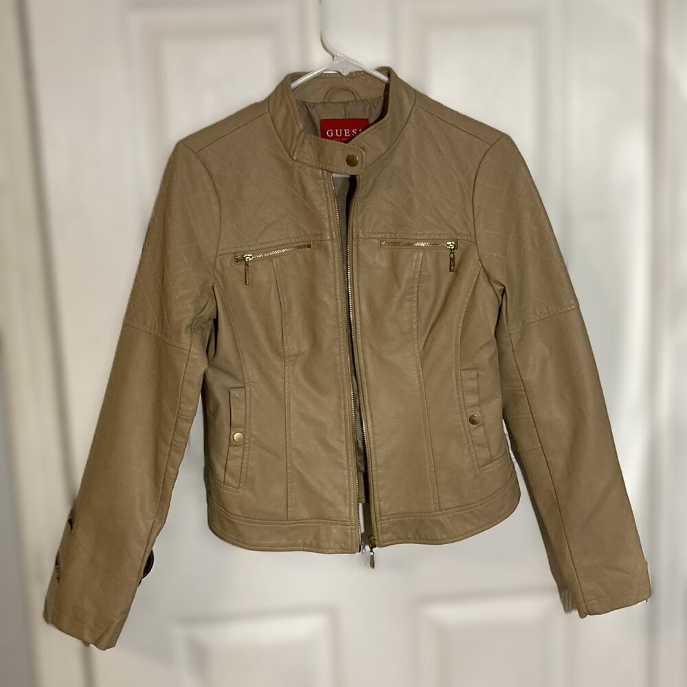 Guess Leather Jacket - Women's Size Small NWOT